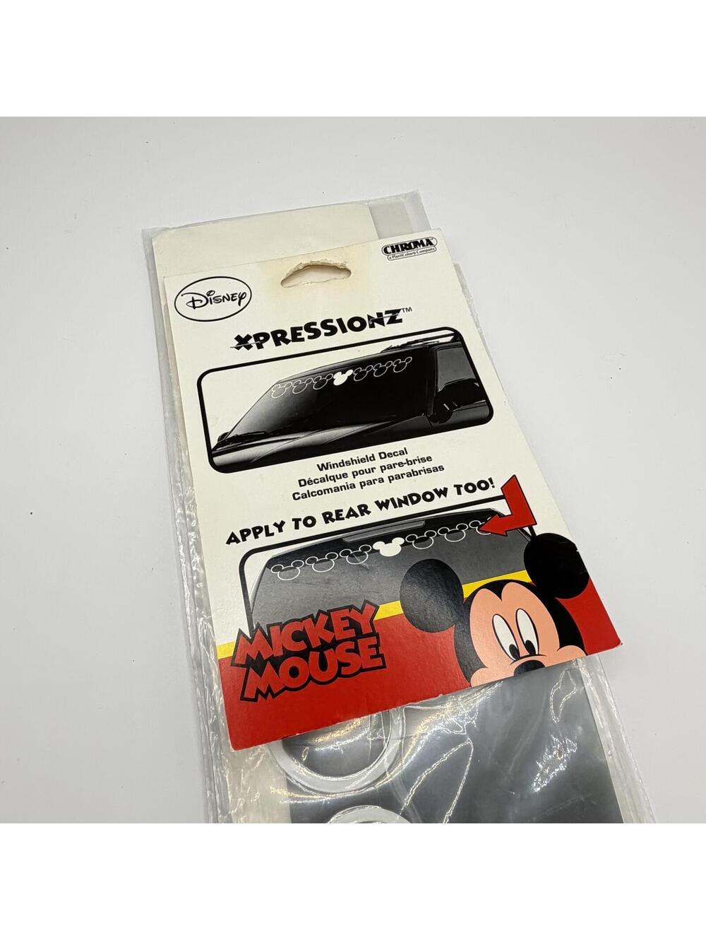 Chroma Window Decal Xpressionz Disney Mickey Mouse Vintage